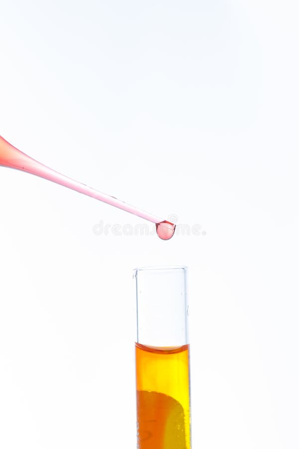 Test Tubes and Pipette Drop, Laboratory Glassware for Research Stock Image Image of drip