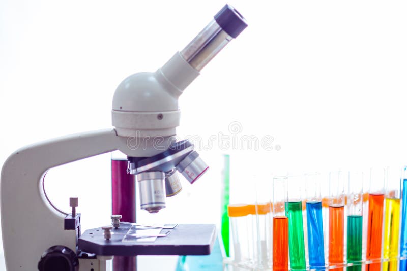 Science equipment in class stock photo. Image of beakers - 107753072