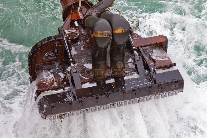 Testa di dragaggio immagine stock