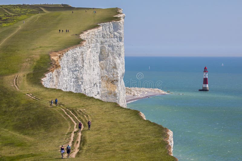 Testa sassosa in Sussex orientale fotografia stock Testa sassosa in Sussex orientale fotografia stock