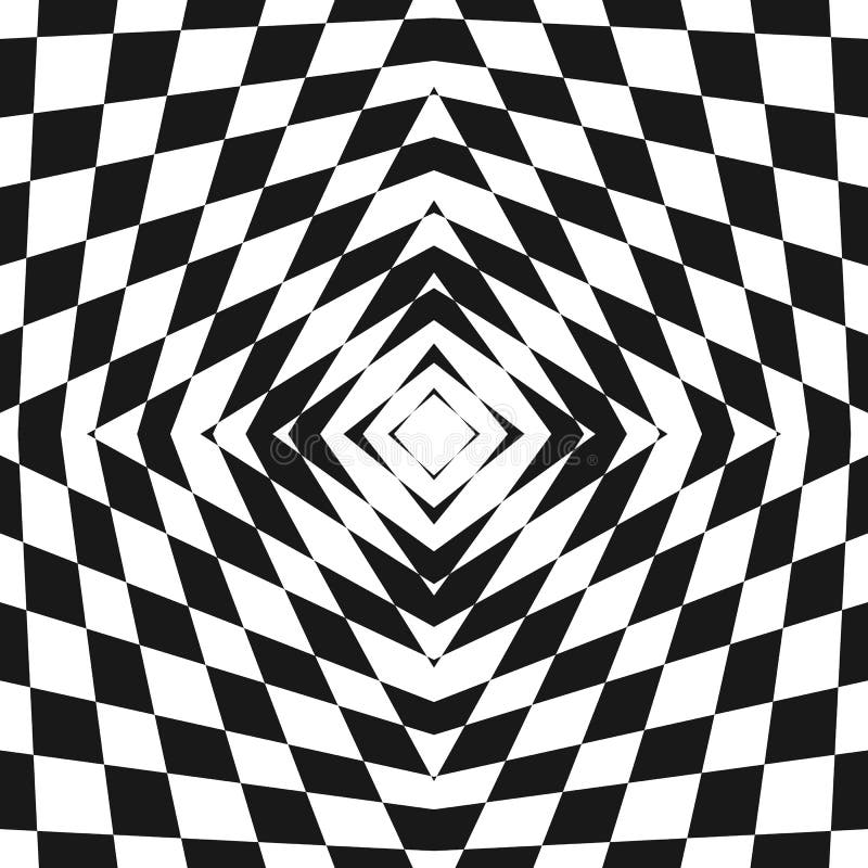Ilustração 3d padrão geométrico quadriculado preto e amarelo das