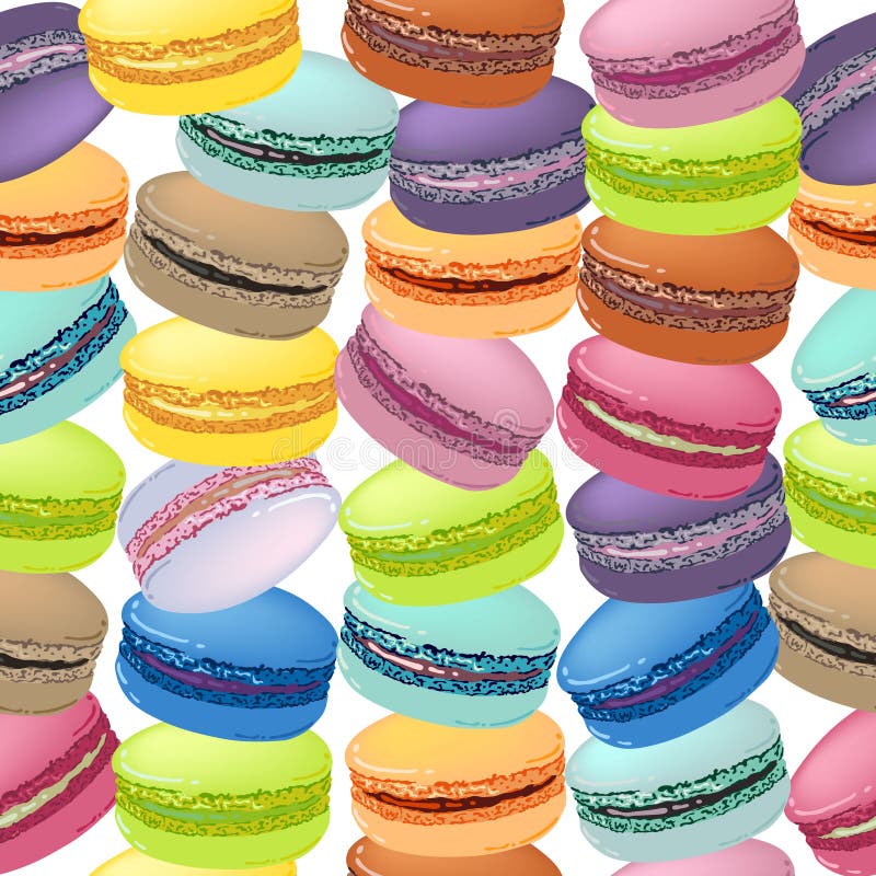 Macaroon colorido sobremesa doce de pastelaria francesa com diferentes  sabores bagas gourmet ou biscoitos de queijo limão e banana esboço de  padaria cremes de confeitaria sabores vetor isolado conjunto de biscoitos  fofos