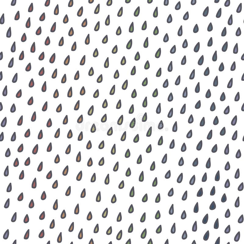 Arco-íris E Nuvens De Chuva Com Gotas De Chuva Em Cores Arco-íris  Ilustração do Vetor - Ilustração de céu, creativo: 259763006