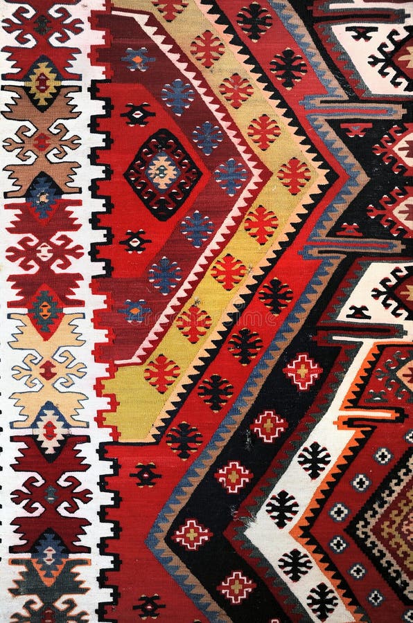 Teste Padrão Tecido Mão Do Kilim Foto de Stock - Imagem de textura, sérvio:  22311160