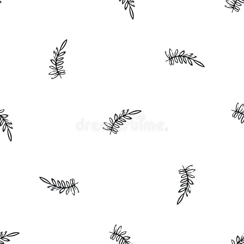Teste padr?o sem emenda com filiais Backround com o ornamento dos ramos e das folhas ilustração royalty free Teste padr?o sem emenda com filiais Backround com o ornamento dos ramos e das folhas ilustração royalty free
