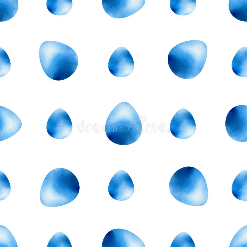 Teste padr?o sem emenda da P?scoa com ovos azuis ilustração stock Teste padr?o sem emenda da P?scoa com ovos azuis ilustração stock