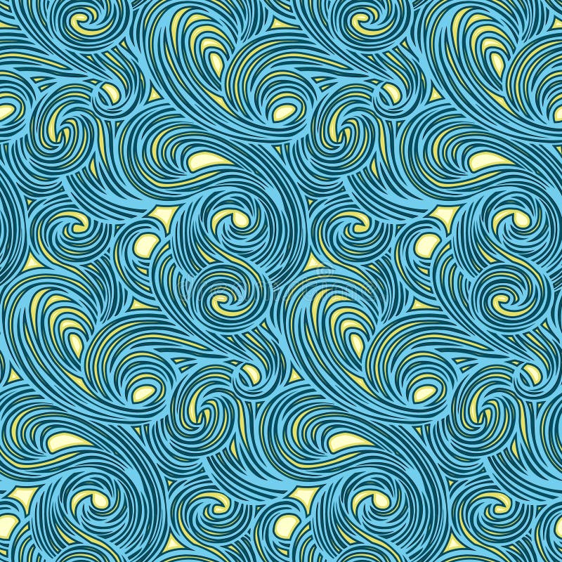 Teste padr?o sem emenda do vetor Teste padrão de roda do redemoinho ao estilo do cargo-impressionismo de Van Gogh Papel de parede ilustração royalty free Teste padr?o sem emenda do vetor Teste padrão de roda do redemoinho ao estilo do cargo-impressionismo de Van Gogh Papel de parede ilustração royalty free