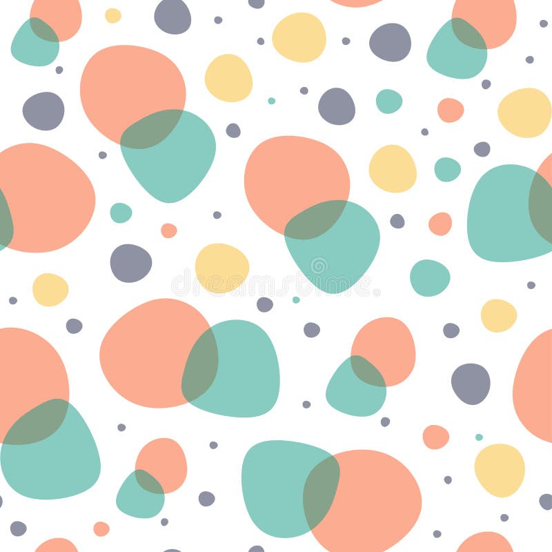 Teste padrão abstrato geométrico do círculo na moda com a ilustração escandinava moderna do vetor do projeto da arte das cores pa ilustração do vetor Teste padrão abstrato geométrico do círculo na moda com a ilustração escandinava moderna do vetor do projeto da arte das cores pa ilustração do vetor