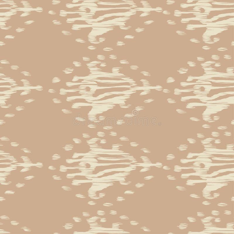 Teste padrão bege étnico boêmio sem emenda do vetor de Ikat no estilo do watercolour Ornamento orientais do ikat da aquarela ilustração stock Teste padrão bege étnico boêmio sem emenda do vetor de Ikat no estilo do watercolour Ornamento orientais do ikat da aquarela ilustração stock