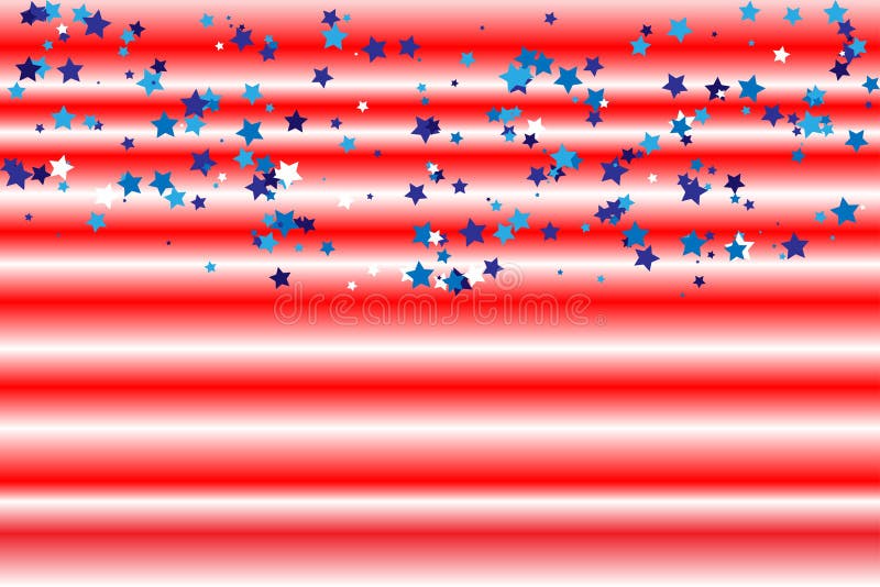 Teste padrão com as estrelas para a celebração de Memorial Day Bandeira americana estilizada como o fundo atrativo abstrato Cor v ilustração stock Teste padrão com as estrelas para a celebração de Memorial Day Bandeira americana estilizada como o fundo atrativo abstrato Cor v ilustração stock