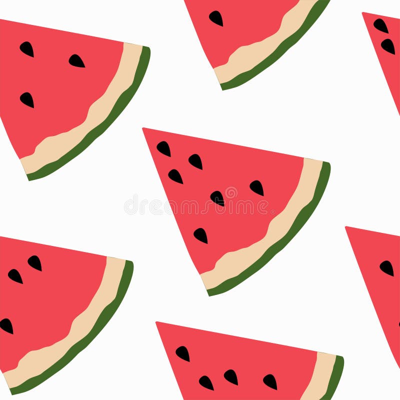 Teste padrão de superfície da repetição do fruto da melancia do fundo do teste padrão da melancia para o projeto de matéria têxti ilustração stock Teste padrão de superfície da repetição do fruto da melancia do fundo do teste padrão da melancia para o projeto de matéria têxti ilustração stock