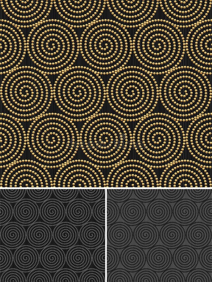 Padrão decorativo contínuo ilustração do vetor