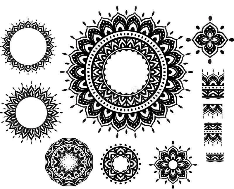 Teste padrão do ornamento com garrido do teste padrão ilustração royalty free Teste padrão do ornamento com garrido do teste padrão ilustração royalty free