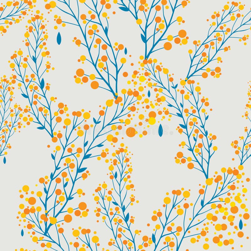 Teste padrão do outono no estilo retro ilustração royalty free Teste padrão do outono no estilo retro ilustração royalty free