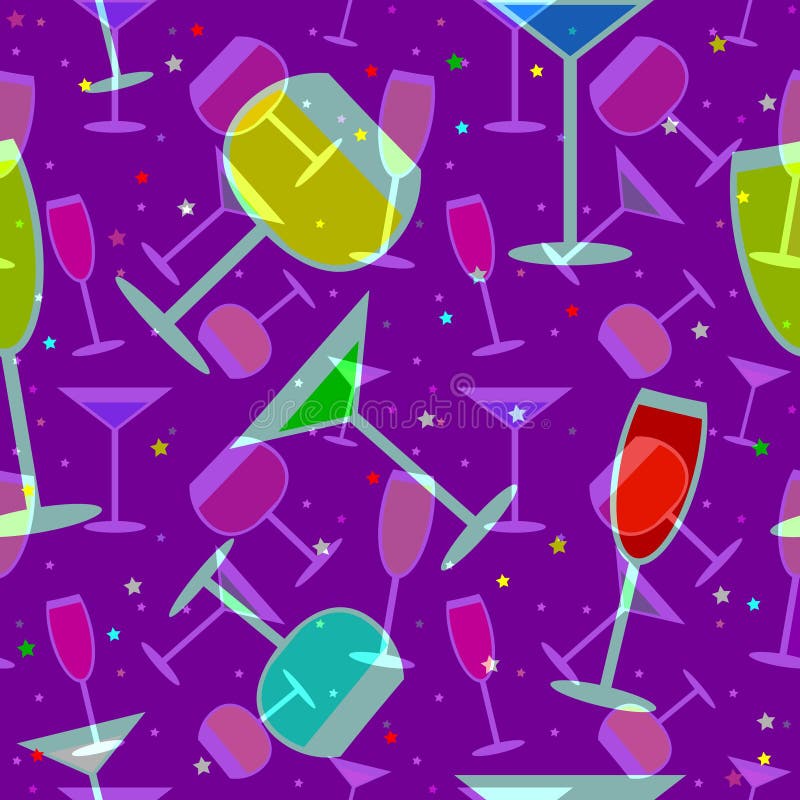 Padrão de festa ilustração royalty free