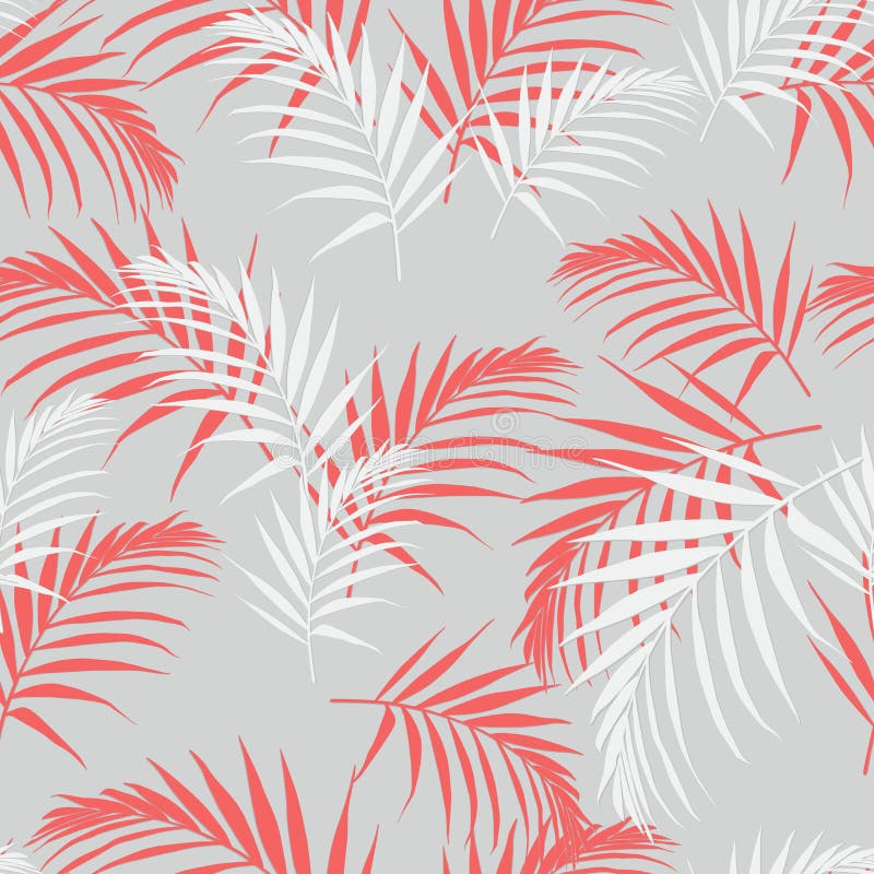 Teste padrão floral abstrato sem emenda bonito com as folhas alaranjadas da palma Aperfeiçoe para papéis de parede, fundos do pág ilustração do vetor Teste padrão floral abstrato sem emenda bonito com as folhas alaranjadas da palma Aperfeiçoe para papéis de parede, fundos do pág ilustração do vetor