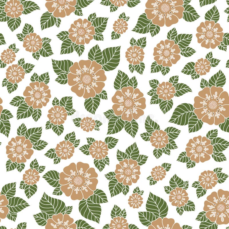 Teste padrão floral do vetor sem emenda com as plantas coloridas da fantasia e ilustração do vetor Teste padrão floral do vetor sem emenda com as plantas coloridas da fantasia e ilustração do vetor