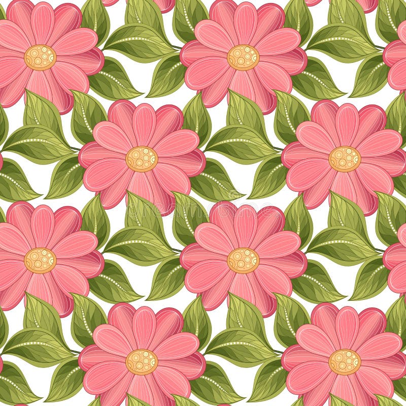 Teste padrão floral sem emenda colorido vetor ilustração royalty free Teste padrão floral sem emenda colorido vetor ilustração royalty free