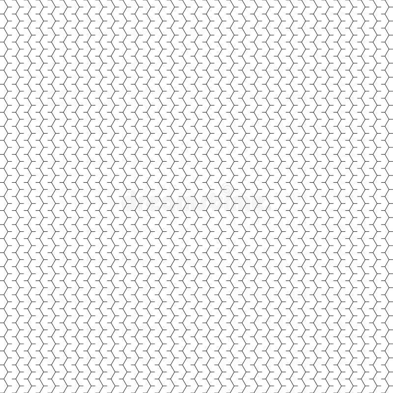 Teste padrão geométrico sem emenda do vetor Linha abstrata textura Fundo preto e branco Projeto monocromático ilustração royalty free Teste padrão geométrico sem emenda do vetor Linha abstrata textura Fundo preto e branco Projeto monocromático ilustração royalty free