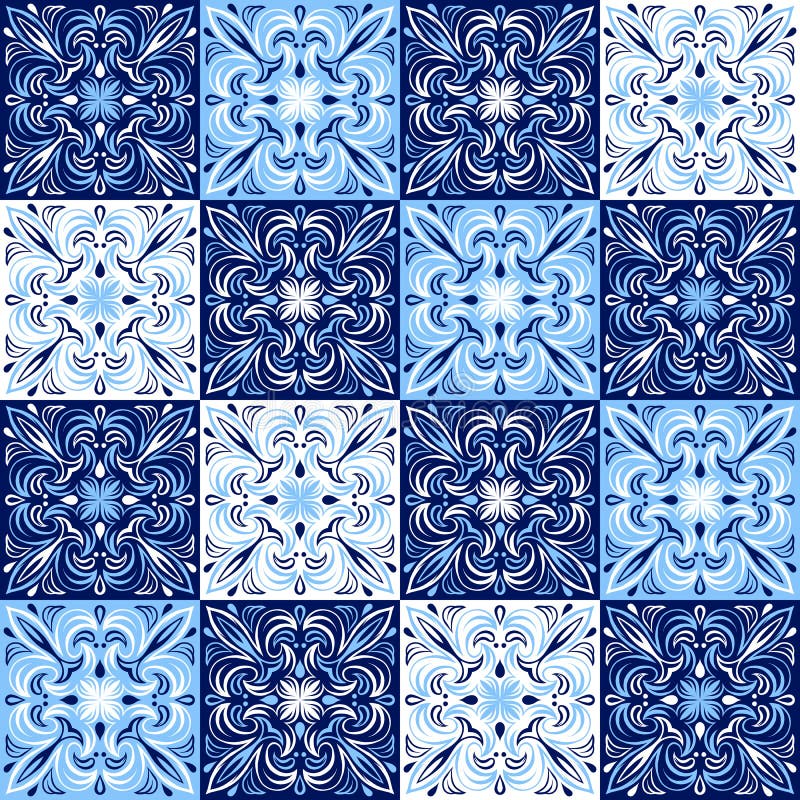 Teste padrão italiano do azulejo Ornamento popular étnico