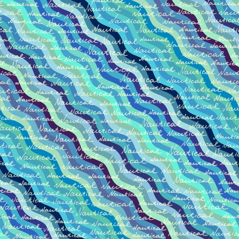 Teste padrão náutico da forma ilustração stock Teste padrão náutico da forma ilustração stock