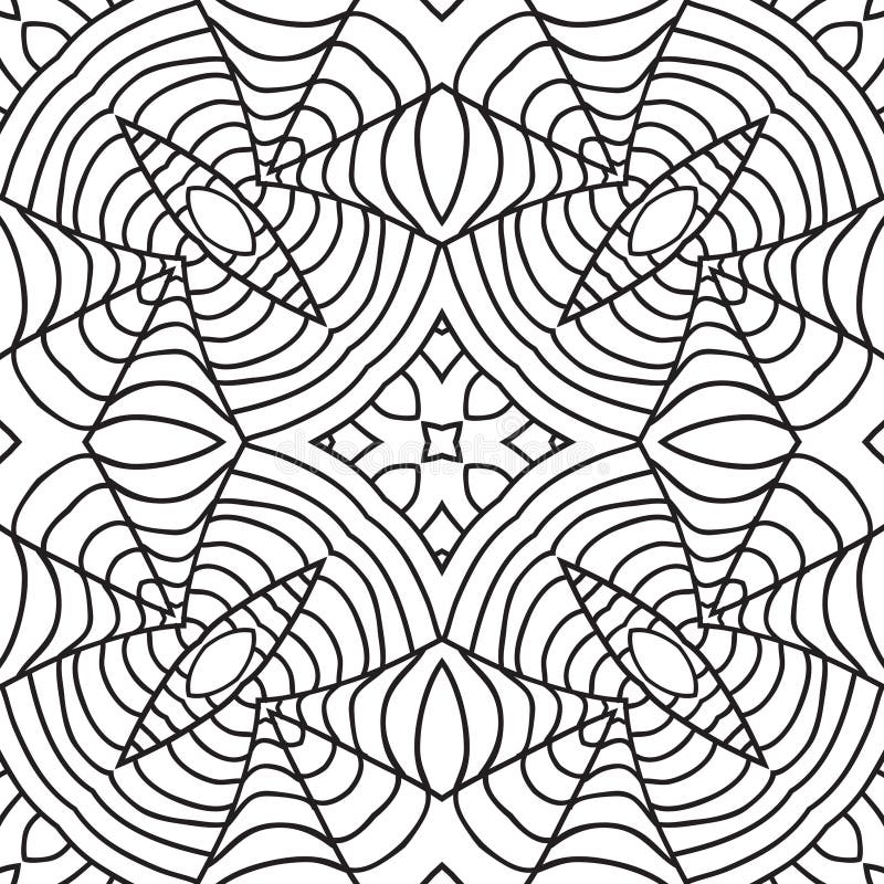 Black and white oriental pattern, seamless geometric wallpaper. Black and white oriental pattern, seamless geometric wallpaper