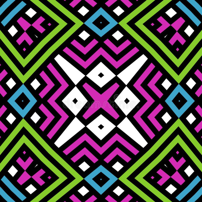 Teste padrão ou fundo sem emenda abstrato com linhas pretas ilustração do vetor