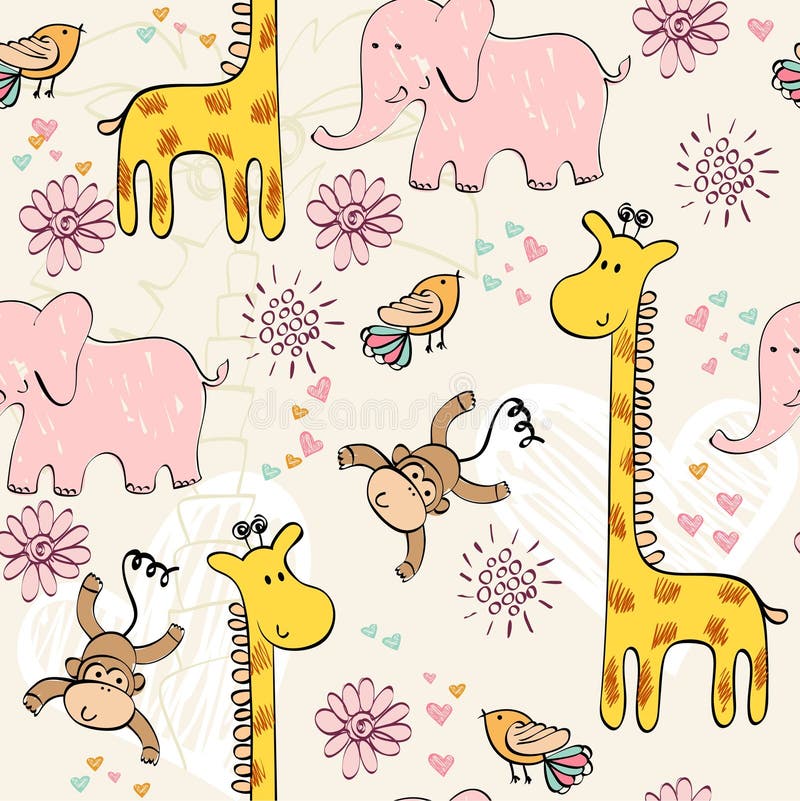 Teste padrão sem emenda ilustração stock Teste padrão sem emenda ilustração stock