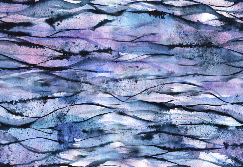 Teste padrão sem emenda abstrato da aquarela imagens de stock royalty free Teste padrão sem emenda abstrato da aquarela imagens de stock royalty free