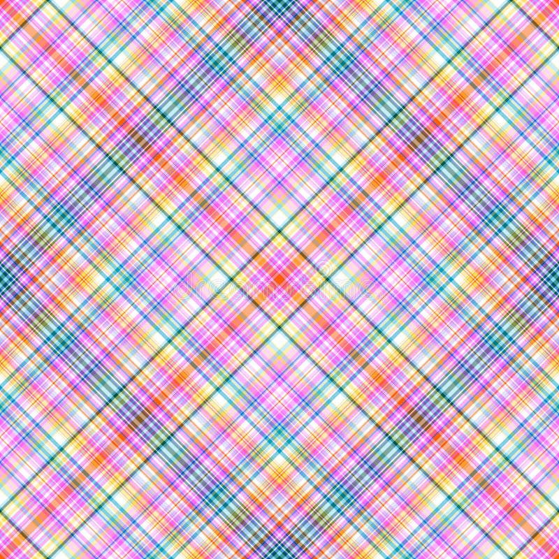 Abstract seamless rainbow tartan pattern. Abstract seamless rainbow tartan pattern