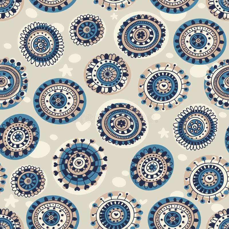 Teste padrão sem emenda abstrato no estilo marinho. ilustração royalty free