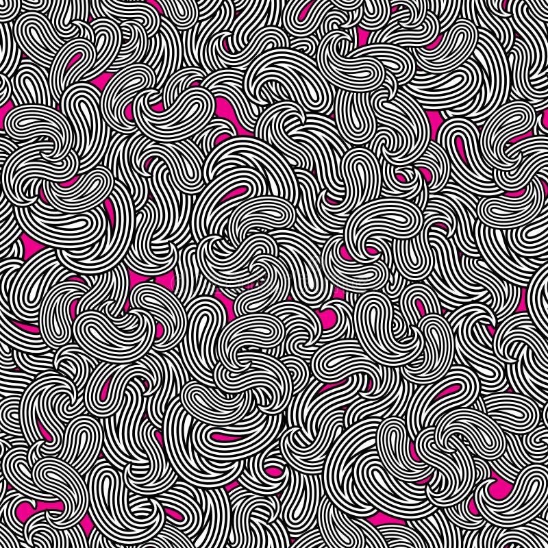 Padrão contínuo com design abstrato ilustração stock