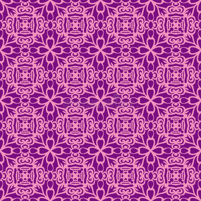 Teste padrão sem emenda cor-de-rosa elegante ilustração do vetor