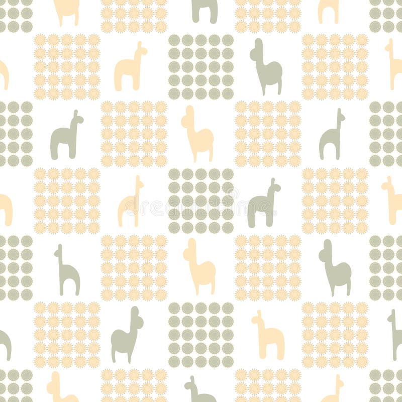Teste padrão sem emenda da manta do vetor com os animais nas cores pastel ilustração royalty free Teste padrão sem emenda da manta do vetor com os animais nas cores pastel ilustração royalty free