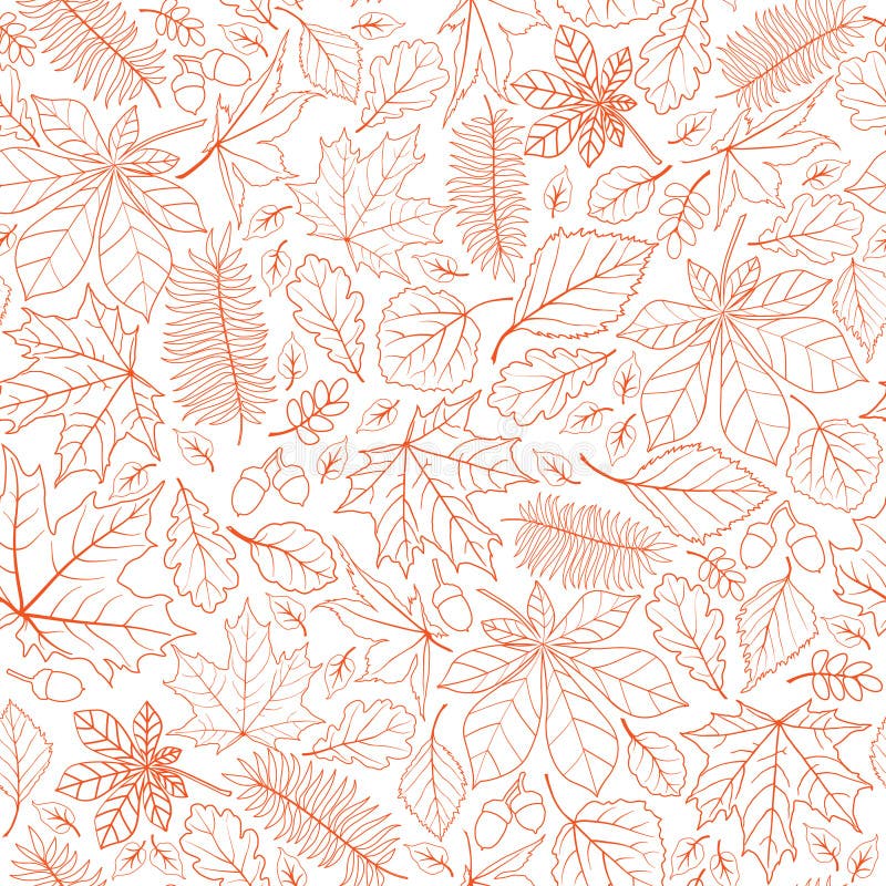 Teste padrão sem emenda da natureza da folha da queda Autumn Leaves Background Sea foto de stock Teste padrão sem emenda da natureza da folha da queda Autumn Leaves Background Sea foto de stock