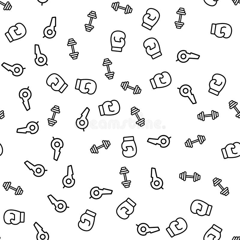 Teste padrão sem emenda de Whistle On Competition do árbitro ilustração stock Teste padrão sem emenda de Whistle On Competition do árbitro ilustração stock