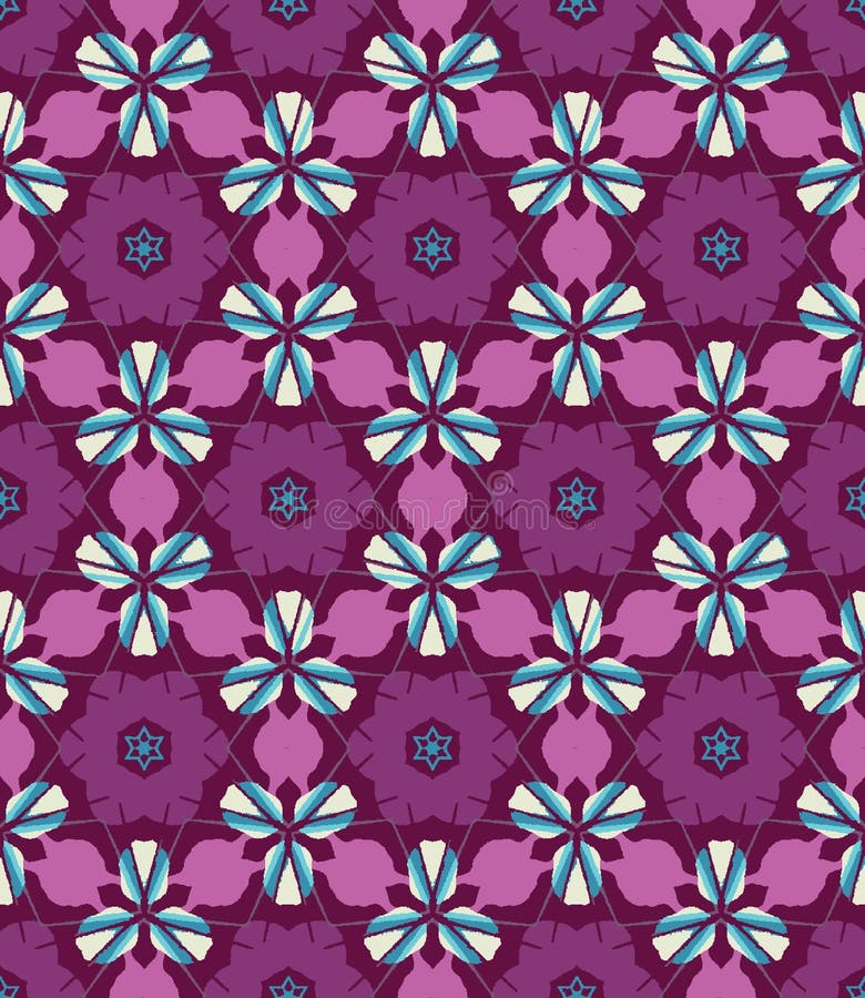 Teste padrão sem emenda do caleidoscópio colorido abstrato Fundo floral geométrico do vetor Amostra de folha do projeto gráfico d ilustração do vetor Teste padrão sem emenda do caleidoscópio colorido abstrato Fundo floral geométrico do vetor Amostra de folha do projeto gráfico d ilustração do vetor