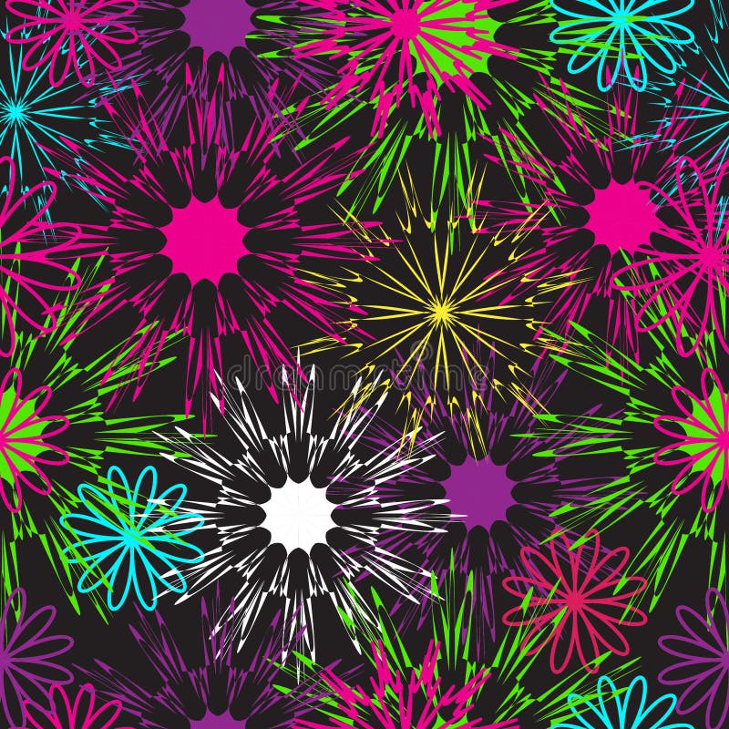 Teste padrão sem emenda do estilo da mandala descrito na ilustração ilustração stock Teste padrão sem emenda do estilo da mandala descrito na ilustração ilustração stock