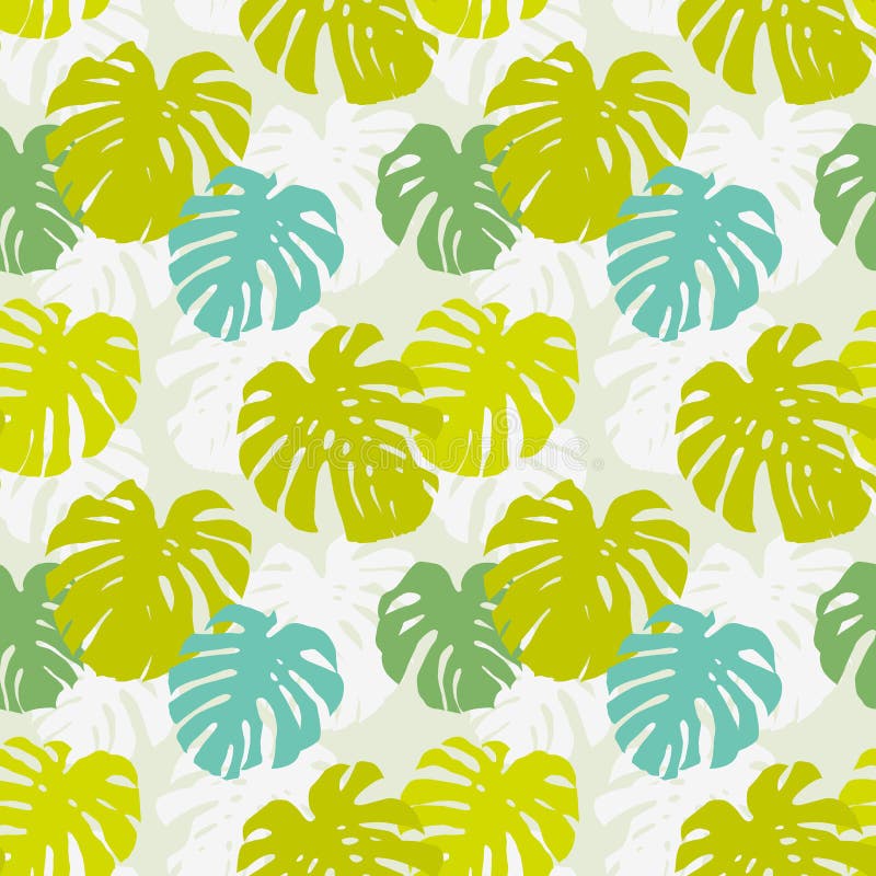 Download Teste Padrão Sem Emenda Com Folhas Do Monstera Ilustração do Vetor - Ilustração de elegante, nave: 29839979