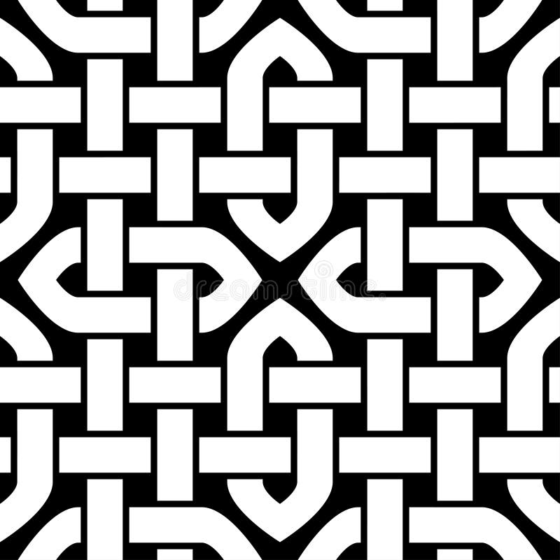 Celtic or Oriental knot seamless pattern. Vector illustration. Celtic or Oriental knot seamless pattern. Vector illustration.