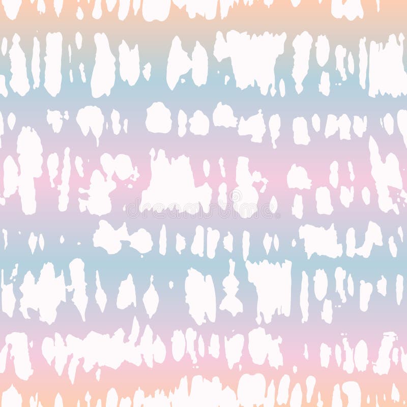 Teste padrão sem emenda do vetor pastel holográfico das listras de Shibori da Laço-tintura do inclinação ilustração do vetor Teste padrão sem emenda do vetor pastel holográfico das listras de Shibori da Laço-tintura do inclinação ilustração do vetor