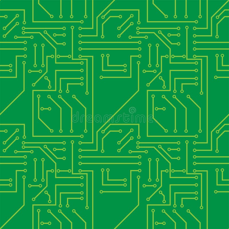 Padrão eletrónico sem costura ilustração do vetor