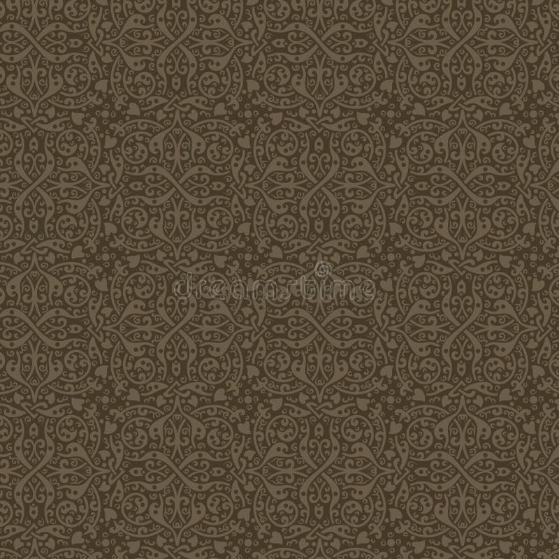 Teste padrão sem emenda floral do vintage. ilustração royalty free Teste padrão sem emenda floral do vintage. ilustração royalty free