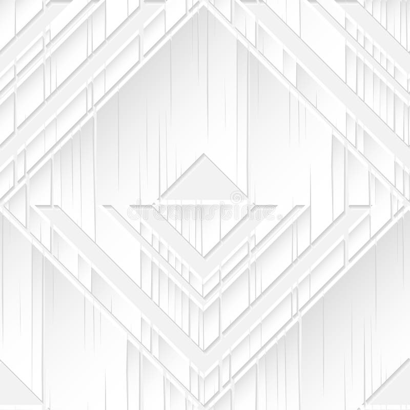 Teste padrão sem emenda Formas 3D geométricas brancas no fundo branco ilustração royalty free Teste padrão sem emenda Formas 3D geométricas brancas no fundo branco ilustração royalty free