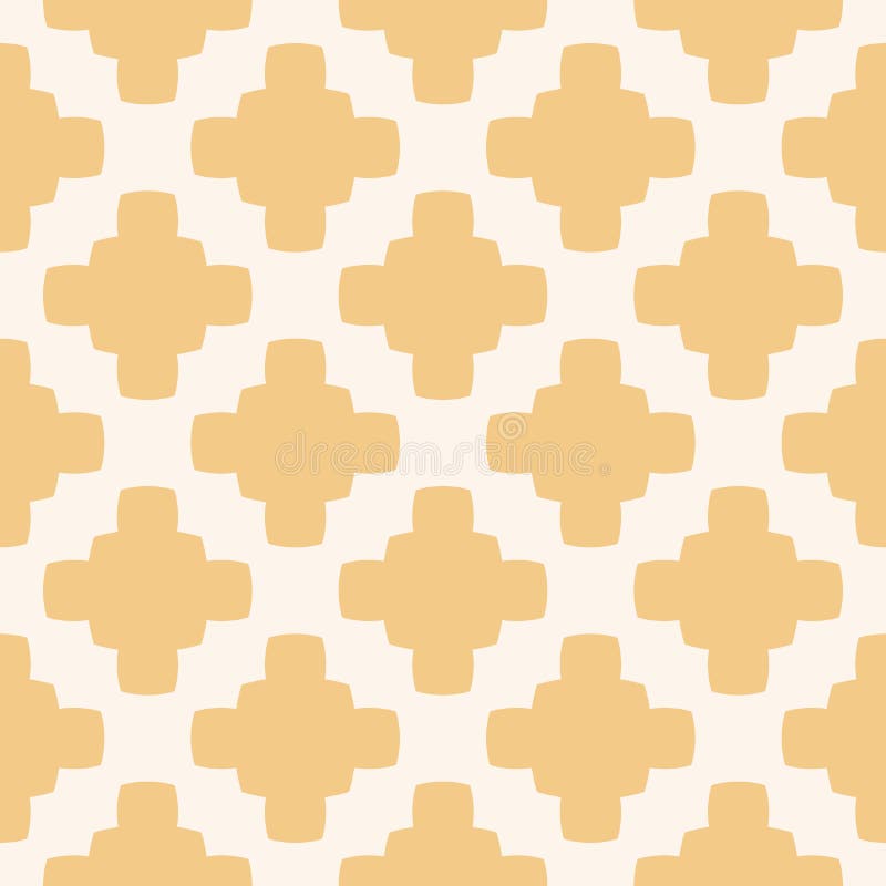 Simple abstract vector geometric seamless pattern in pastel colors, yellow and beige. Texture with square shapes, crosses. Rustic style background. Repeatable design for decor, textile, wallpapers. Simple abstract vector geometric seamless pattern in pastel colors, yellow and beige. Texture with square shapes, crosses. Rustic style background. Repeatable design for decor, textile, wallpapers