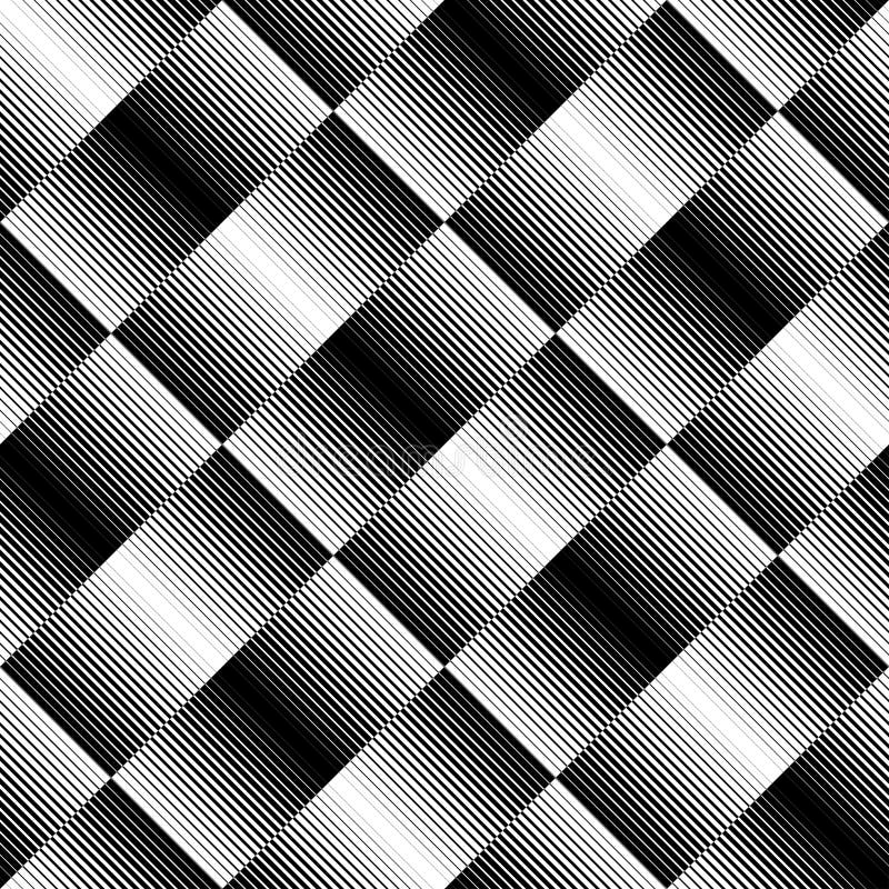 Teste padrão sem emenda geométrico preto e branco com linha, b abstrato ilustração do vetor Teste padrão sem emenda geométrico preto e branco com linha, b abstrato ilustração do vetor