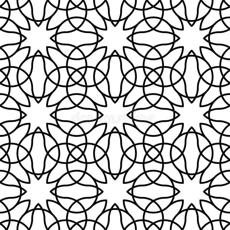 Teste padrão sem emenda geométrico preto e branco com linha, b abstrato ilustração royalty free Teste padrão sem emenda geométrico preto e branco com linha, b abstrato ilustração royalty free