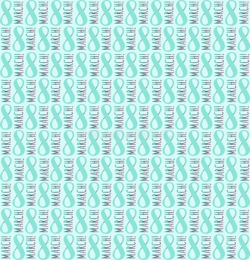 Teste padrão sem emenda Ilustração festiva do 8 de março ilustração royalty free Teste padrão sem emenda Ilustração festiva do 8 de março ilustração royalty free