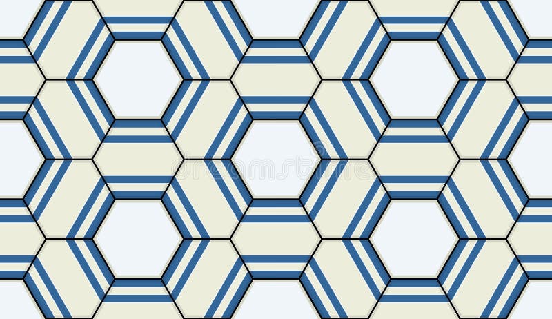 Vector Oriental seamless pattern. Realistic Vintage Moroccan, Portuguese hexagonal tiles. Effect of decorative aging can be removed. Vector Oriental seamless pattern. Realistic Vintage Moroccan, Portuguese hexagonal tiles. Effect of decorative aging can be removed.