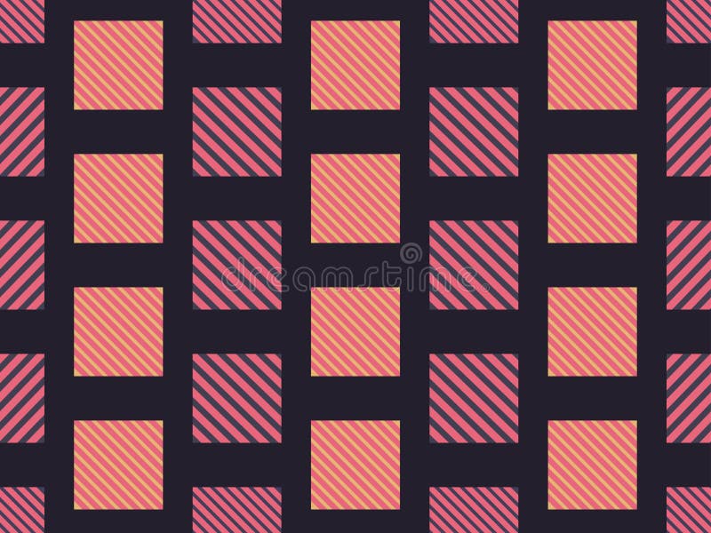 Teste padrão sem emenda quadriculado com as listras diagonais para telas e impressão Vetor ilustração royalty free Teste padrão sem emenda quadriculado com as listras diagonais para telas e impressão Vetor ilustração royalty free